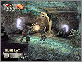 Once you've dealt with all enemy units, try moving closer to the right door - Mission 4 - part 2 - Mission 4 - Pearl Vs Dutchman - Pirates of the Caribbean: At Worlds End - Game Guide and Walkthrough