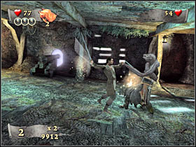 Once you've killed the miniboss, head on to the right room (#1) - Mission 4 - part 2 - Mission 4 - Pearl Vs Dutchman - Pirates of the Caribbean: At Worlds End - Game Guide and Walkthrough