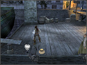 Keep moving left - Mission 5 - part 1 - Mission 5 - Tortuga - Pirates of the Caribbean: At Worlds End - Game Guide and Walkthrough