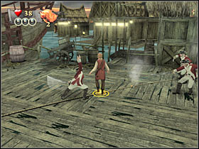 You will have to kill at least 12-15 enemy units (#1), so it's going to take you a while to get rid of them - Mission 8 - part 3 - Mission 8 - Singapore - Pirates of the Caribbean: At Worlds End - Game Guide and Walkthrough