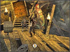 Now you will have to press the action key in order to begin the conversation - Mission 11 - part 2 - Mission 11 - Shipwreck City - Pirates of the Caribbean: At Worlds End - Game Guide and Walkthrough