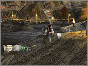 You could also check the other crates, however they will contain only gold pouches and you won't have to be worried about not being able to collect enough gold coins - Mission 11 - part 2 - Mission 11 - Shipwreck City - Pirates of the Caribbean: At Worlds End - Game Guide and Walkthrough