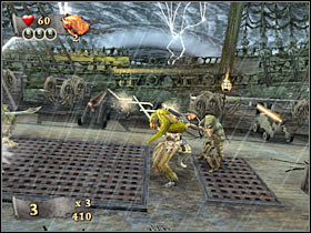 Now you will have to deal with your first timed objective - Final mission - part 1 - FINAL MISSION - Maelstrom - Pirates of the Caribbean: At Worlds End - Game Guide and Walkthrough