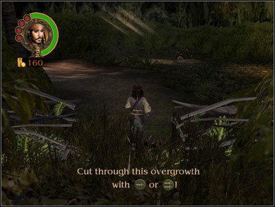 Before you open the gate, however, turn left and head towards the waterfall - another chest is hidden there - Trouble with Treasure - Missions - Pirates of the Caribbean: Legend of Jack Sparrow - Game Guide and Walkthrough