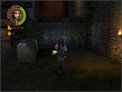 To start with, take care of the pirates and Pequenos lackey on the platform - he has the key to unlock the way onward - Stop Blowing Holes in My Ship! - Missions - Pirates of the Caribbean: Legend of Jack Sparrow - Game Guide and Walkthrough