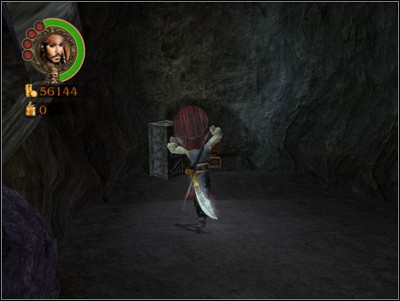 After several melees youll reach another cannon, only this time the wall to blow up is blocked by a rock - move it to the side before you fire - The Damsel and the Dead - Missions - Pirates of the Caribbean: Legend of Jack Sparrow - Game Guide and Walkthrough