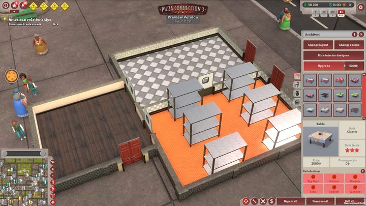 Your first objective is to open four restaurants - I like to be in America | Main missions in Pizza Connection 3 - Main missions - Pizza Connection 3 Game Guide