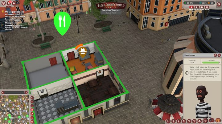With six functioning restaurants, you can proceed with sabotaging three restaurants of your competition - Home is the most beautiful place! | Main missions in Pizza Connection 3 - Main missions - Pizza Connection 3 Game Guide
