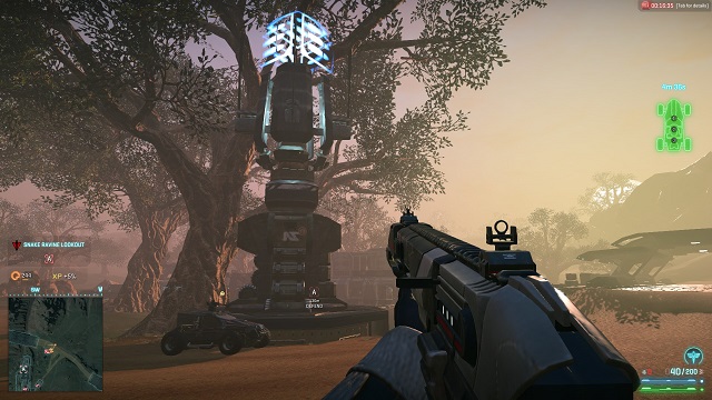 A modern gas station. - Objects on the map - Territories and seizing territories - PlanetSide 2 - Game Guide and Walkthrough