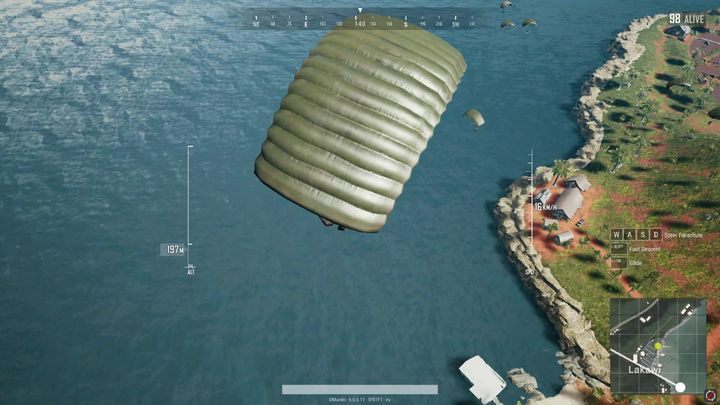 Look around if there are any players nearby. - The landing in PUBG - The Course of The Game - PUBG Guide