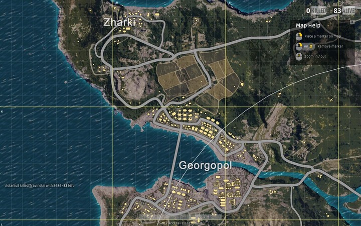 A city located in the west part of the map - Maps in PUBG - The Course of The Game - PUBG Guide