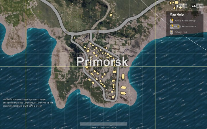 This place is located in a secluded area by the coast, and its definitely worth your time - here, you will come across many items and weapons - Maps in PUBG - The Course of The Game - PUBG Guide