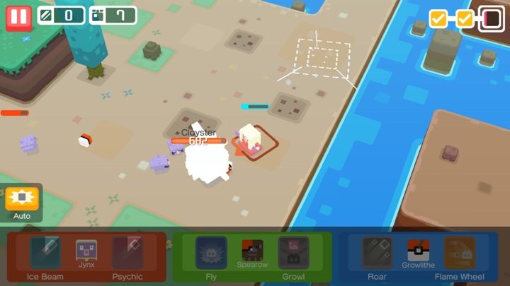 Each boss has several helpers next to him - How to fight and battle in Pokemon Quest? - Combat - Pokemon Quest Game Guide