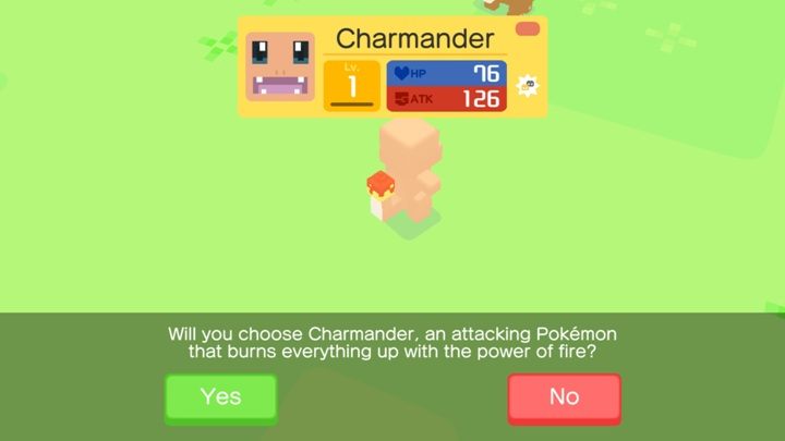 It is a fiery type of pokemon, which has two attacks at the start - one short-distance and the other long-distance - How to start playing in Pokemon Quest? - FAQ - Pokemon Quest Game Guide