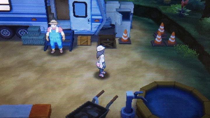 Thunder Stone is found behind this trailer - Eevee and All Her Evolutions - Legendary and unique Pokemons - Pokemon Moon Game Guide