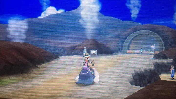 You can see the blockade up ahead - Route 7, Fire Trial, Route 8 and Lush Jungle | Walkthrough - Game walkthrough - Pokemon Moon Game Guide