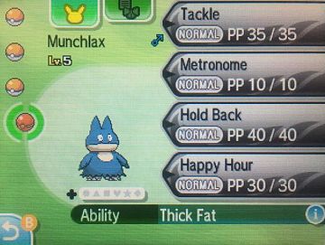 Munchlax becomes available on the January 11, 2017 - Unique pokemons - Legendary and unique Pokemons - Pokemon Moon Game Guide