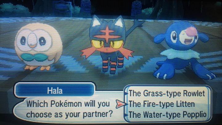 And which one to choose... - Welcome to Melemele | Walkthrough - Game walkthrough - Pokemon Moon Game Guide