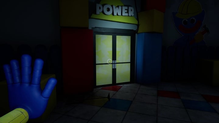 Now that you have the key, it's time to go to the room marked "Power" - Poppy Playtime: Blue hand - walkthrough - Chapter 1 - Poppy Playtime Guide, Walkthrough