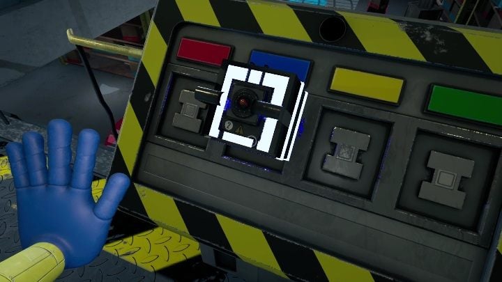 The first fuse (blue) is right next to the control panel - Poppy Playtime: Red Hand - walkthrough - Chapter 1 - Poppy Playtime Guide, Walkthrough