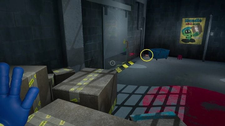 The rest of the fuses will appear in random places in the warehouse - Poppy Playtime: Red Hand - walkthrough - Chapter 1 - Poppy Playtime Guide, Walkthrough