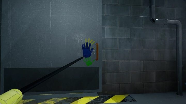 To get back upstairs, you need to open the metal door - Poppy Playtime: Red Hand - walkthrough - Chapter 1 - Poppy Playtime Guide, Walkthrough