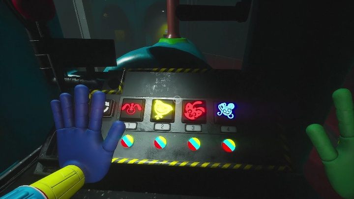 To start the train, you need to correctly arrange enemy icons, colors and numbers - Poppy Playtime: Train - walkthrough - Chapter 2 - Poppy Playtime Guide, Walkthrough