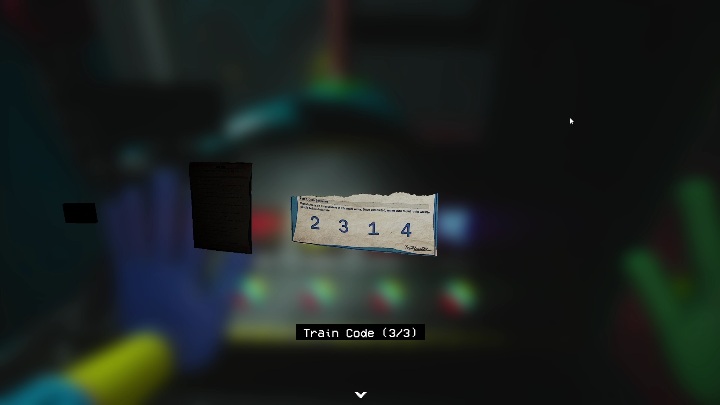 Now the only thing left is clicking the icons in the right order - Poppy Playtime: Train - walkthrough - Chapter 2 - Poppy Playtime Guide, Walkthrough