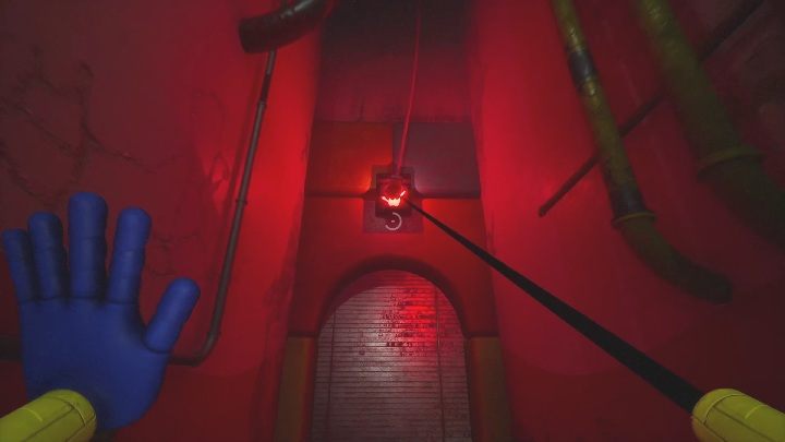 Once you turn on the power, go to the hallway that's glowing red - Poppy Playtime: Way to the station - walkthrough - Chapter 2 - Poppy Playtime Guide, Walkthrough