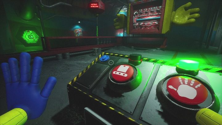At the very end, all you have to do is press the last button and pick up the hand - Poppy Playtime: Green Hand - walkthrough - Chapter 2 - Poppy Playtime Guide, Walkthrough