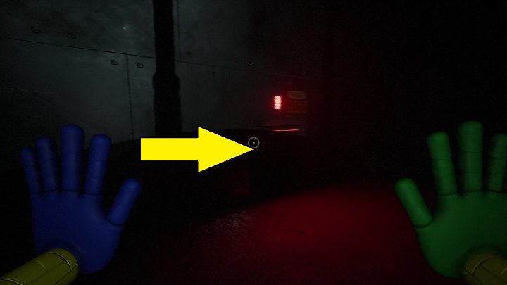 When you're done solving the puzzle, approach the red point on the wall - Poppy Playtime: Musical Memory - walkthrough - Chapter 2 - Poppy Playtime Guide, Walkthrough