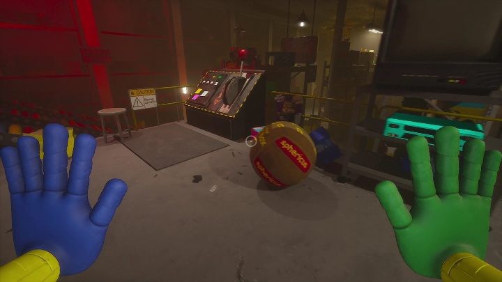 Place the hook over the dinosaur and then activate the lever - Poppy Playtime: Wack-A-Wuggy - walkthrough - Chapter 2 - Poppy Playtime Guide, Walkthrough