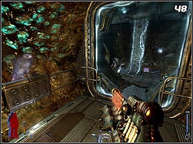 Use the button (#47) to turn off the force field, and then get back to your normal form - Prey 2006: Second Chances - Prey 2006: Walkthrough - Prey (2006) Game Guide & Walkthrough