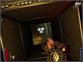 Jump into the corridor (#113) and go through the narrow tunnel - Prey 2006: Crash Landing - Prey 2006: Walkthrough - Prey (2006) Game Guide & Walkthrough