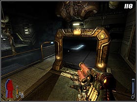 After a short walk youll be in a room with bodies hanging from the ceiling - Prey 2006: Crash Landing - Prey 2006: Walkthrough - Prey (2006) Game Guide & Walkthrough