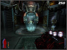 Go forth until you reach a room in which Jen is being held prisoner (#250) - Prey 2006: Jen - Prey 2006: Walkthrough - Prey (2006) Game Guide & Walkthrough