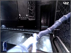 Still being a ghost, turn right (#412) to notice a small niche with some ammo in it - Prey 2006: Facing the Enemy - Prey 2006: Walkthrough - Prey (2006) Game Guide & Walkthrough