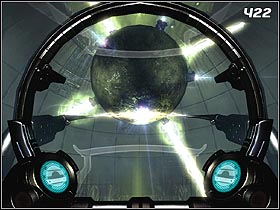 Youll be piloting a mechanism that can be rotated around this round room - Prey 2006: Mothers Embrace - Prey 2006: Walkthrough - Prey (2006) Game Guide & Walkthrough