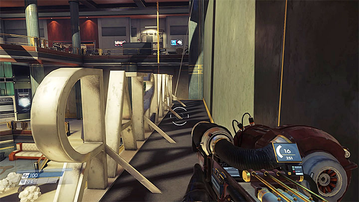 The second opportunity to obtain the disruptor appears in the later stage of exploring the Neuromod Division - Disruptor Stun Gun | How to get all weapons - Weapons - Prey Game Guide