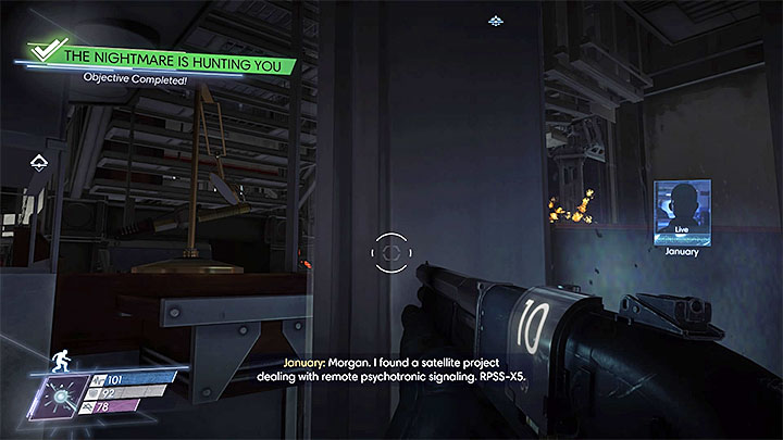 Wait for January to contact you with the details - Typhon Nightmare | Side Quests - Side Quests - Prey Game Guide