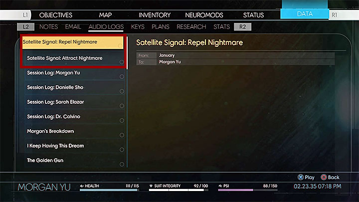 Return to the station - Typhon Nightmare | Side Quests - Side Quests - Prey Game Guide
