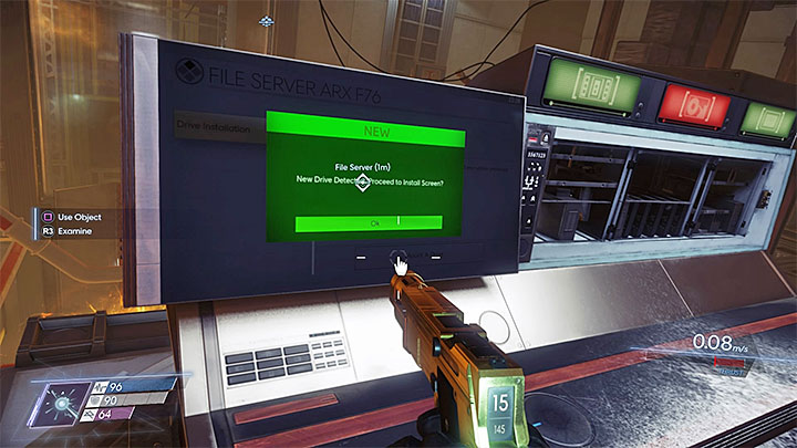 Insert the disk into a computer and use a terminal - Restore from Backup | Main Story - Main Story - Walkthrough - Prey Game Guide