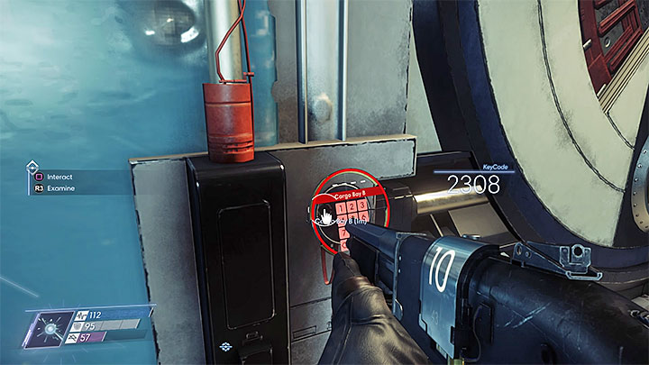 Use the password from Sarah to open the Cargo Bay B - Shipping and Receiving | Main Story - Main Story - Walkthrough - Prey Game Guide