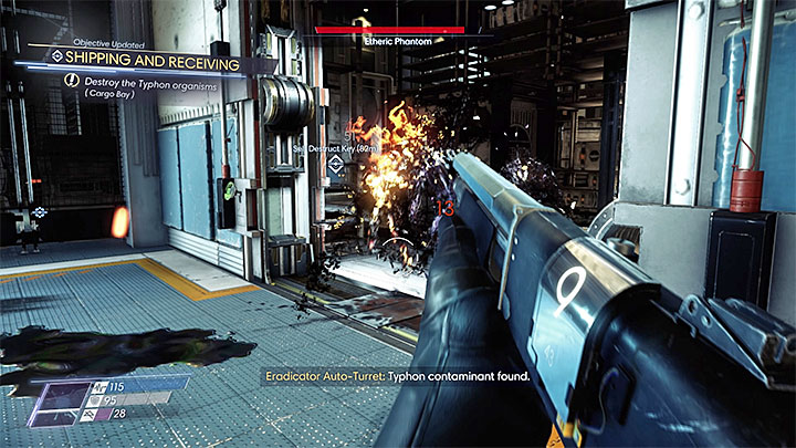 The battle with Typhons shouldnt be very difficult but you must play it flawlessly if you want to get The Gates of Hell achievement - Shipping and Receiving | Main Story - Main Story - Walkthrough - Prey Game Guide