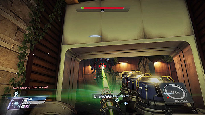 Nie wkraczaj do glównej sali, tylko atakuj technopate z okolic wejscia do Holu Talosa I - Arboretum | Side Quests - Side Quests - Prey Game Guide