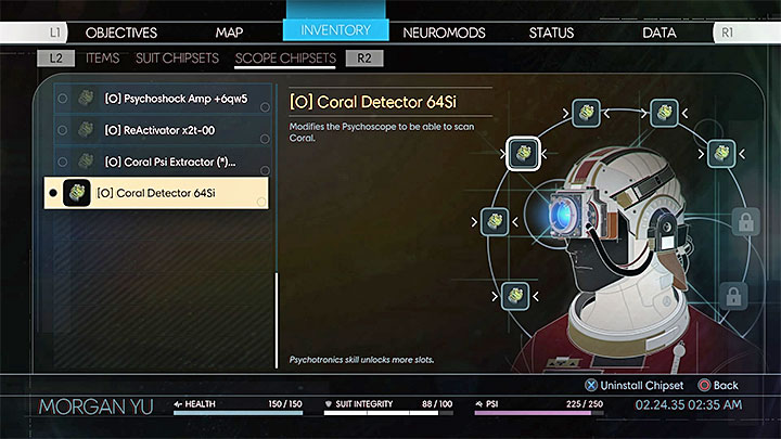 The mentioned Coral Detector 64Si can be picked up from the desk (there are also a few neuromods nearby) - Before I Give You the Key | Main Story - Main Story - Walkthrough - Prey Game Guide