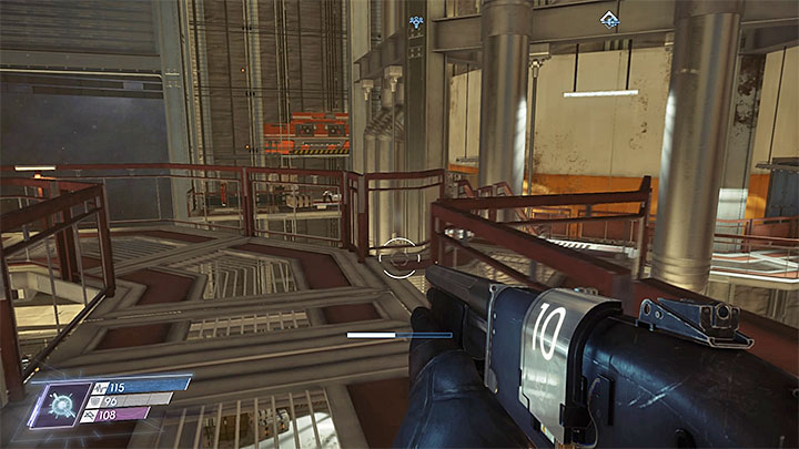 Go through the footbridge and jump to higher ledges. - The Keys to the Kingdom | Main Story - Main Story - Walkthrough - Prey Game Guide