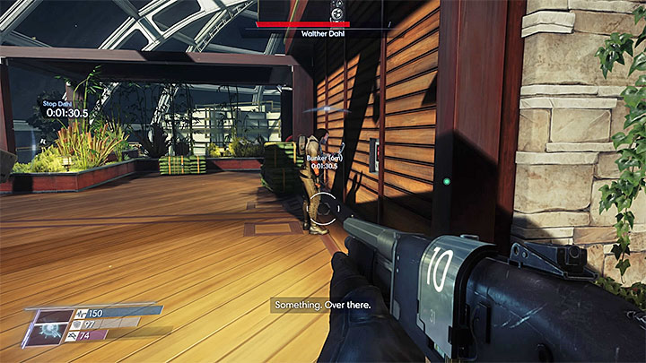 If you hadnt took the time to find Dahl or ignored Dahls Ultimatum completely, Arboretum will be scoured by additional military operators, including Dahl himself (screenshot above) who will attempt to access Alexs panic room - The Keys to the Kingdom | Main Story - Main Story - Walkthrough - Prey Game Guide