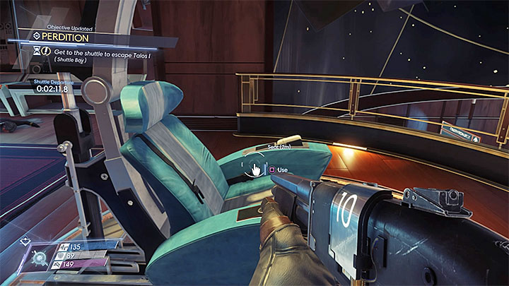 Your choice - either see the end by sitting on the captains seat or make your way to the shuttle - Perdition | Main Story - Main Story - Walkthrough - Prey Game Guide