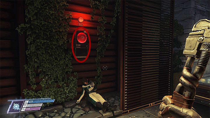 The first stash is found right next to the body where youve began the task, and is hidden beyond the alarm panel with a large red bell - Talos Smuggling Ring | Side Quests - Side Quests - Prey Game Guide